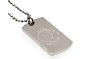 Chelsea F.C. Mens Gents Jewellery Stainless Steel Dog Tag Pendant And Chain