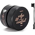 KANZA - Edge Control Gel 90g for Extra Stong Hold | High Performance Hair Styling Wax | Castor Oil,Bees Wax,Glycerin Added | Flake-free,Non-Sticky,Non-Greasy Gel for Curly,Coily Hair | Pineapple Scent