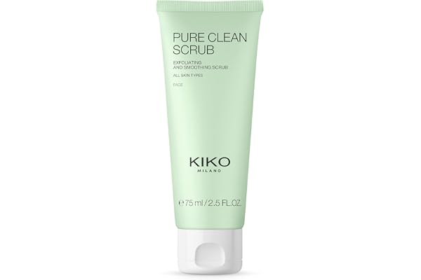 KIKO Milano Pure Clean Scrub, Gommage Visage Exfoliant Et Lissant