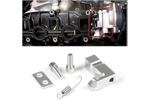 CGEAMDY Auto Staffa Collettore Di Aspirazione, P2015 Lega di Alluminio Collettore Aspirazione 03L129711E, Auto Motore Culla Collettore Di Aspirazione Kit Staffa in Alluminio, Accessori per Auto