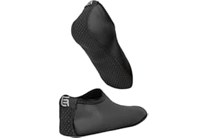 ECO-FUSED Water Socks for Women - Extra Comfort - Protects Against Sand, Cold/Hot Water, UV, Rocks/Pebbles - Easy Fit Footwear for Swimming