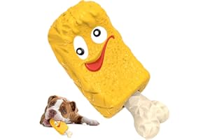 RUXAN Juguetes para Perros Indestructibles – Masticables Juguetes de Mordedura de Perro con Sabor a Leche - Juguetes de Caucho Natural para Perros Pequeños y Medianos