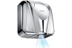 AIKE Elephant Asciugamani Commerciale, Alta velocità, Acciaio Inossidabile Durevole per Bagni ad Alto Traffico, 220V Lucido AK2812