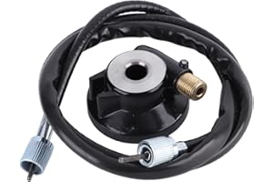 YEEPIN Tacho-Getriebe, 12-mm-Tacho-Getriebe mit Tachowelle GY6 50cc 150cc Roller Teile