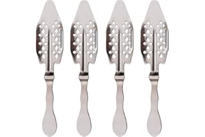 ALANDIA 4X Absinth Löffel Classic | Premium Qualität | Aus Edelstahl gefertigt | Originale Reproduktion aus dem 19. Jh.