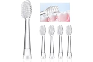 Landrain 5 sztuk szczotek elektrycznych do szczoteczek elektrycznych dla dzieci do Seago EK2 / SG677/ 918/ c5/ EK6/ EK7/ 621