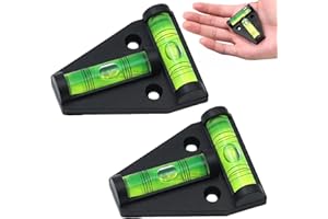 OUXING 2PCS T Type Spirit Level,RV T Level,Bubble Leveling Device,Mini Le-vel Spirit,Caravan Sp-irit Levels,Caravan Leveller Device,Spi-rit Lev-el Magnetic,Spirit BubbleL-evel,Cross Check Spirit BubbleL-evel