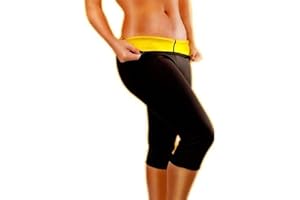 YisiNP Capri de Fitness en Néoprène - Capri de Sudation pour sculpter la Silhouette