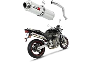 DOMINATOR EXHAUST SYSTEM DOMINATOR Silenciador Escape deportivo ST compatible con CB 600F HORNET 1998-2002