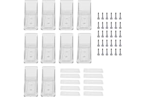 Fabater 10-pack Snöskydd för Metalltak, Kraftiga Snöstopp Förhindrar Glidande Isskador för Husbilar och Metalltakskydd med Tätningsbrickor Skruvar, Tak Snöskydd