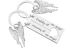 Dabihu Loss Memorial Keyring Baby Loss Keychain Miscarriage Keepsake Baby Memorial Keyring Sympathy Gift for Infant Loss Child Loss Remembrance Keyring Gift