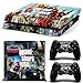 Produktbild THTB Playstation 4 + 2 Controller Aufkleber Schutzfolie Set - GTA V (6) /PS4