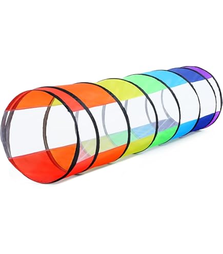 Kids Speeltunnel Tent, Opvouwbare Kruiptunnel voor Baby's of Huisdieren, Opvouwbaar Cadeau voor Jongens en Meisjes, Speeltunnel voor Binnen en Buiten, Rood/Geel/Blauw, Multicolor | NL Kids Speeltunnel Tent, Opvouwbare Kruiptunnel voor Baby's of Huisdieren, Opvouwbaar Cadeau voor Jongens en Meisjes, Speeltunnel voor Binnen en Buiten, Rood/Geel/Blauw, Multicolor | NL