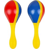 12 Maracas In Legno Per Bambini - Shaker Musicali Colorati | Giocattolo Educativo Per Prima Infanzia - Foto 2