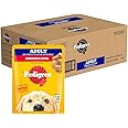 Pedigree Adult Wet Dog Food, Chicken & Liver Chunks in Gravy, 70 g (Pack of 90), Complete & Balanced Meal for Adult Dogs