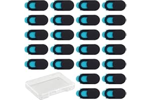 JRYXDS 24 Pièces Webcam Cover, Cache Camera Ultra,Cache Webcam Pc Portable,Cache Camera Telephone,Webcam Cover,Camera Caché,-Mince Pour Tablettes, Ordinateur Portable, Pc, Smartphone - (Le Noir)