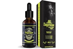 ‎BARTSTOPPEL Bartöl Zitrus Citrus Minze Duft Bartstoppel® Supreme Herren - tägliche Bartpflege - gegen Schuppen - Beard Oil Vegan - für Bartwachstum