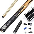 pool cues adult with case pool cues adult uk 3/4 Split One-Piece Through-Bar Snooker Special Table Cue Small Head 9.5/10Mm(Color:2,Size:9.5mm)