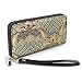 Produktbild Hooch Tech Geldbörse Art Weise Portemonnaie Damen Handtaschen für All Tage Henkeltaschen Shoppertaschen Hohle Goldblatt Große Kapazität Geldbeutel Wallet