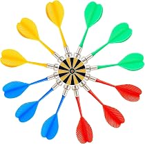 Magnetische Dartpfeile Für Zweiseitiges Brett, Kunststoff, Flügel, 12 Stück