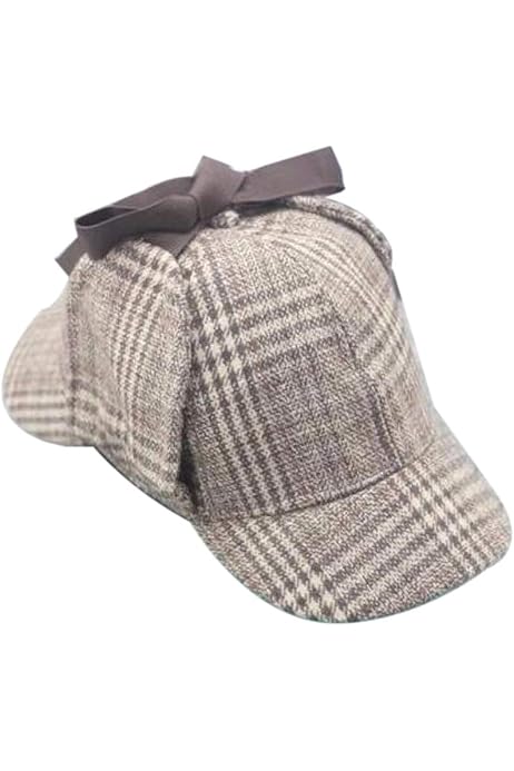 Unisex Sherlock Holmes Cappello Detective Cappello Berretto alla Sherlock  Holmes per Adulti : Amazon.it: Abbigliamento
