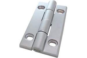 3D24 Scharnier Schwerlastscharnier Drehband AL 90 Aluminium Druckguss 30/30 58x96 mm