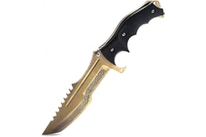 ARI KNIVES ariknives - Huntsman Knife Counter Skin Knife CS GO Strike Messe Jagdmesser taktisches Überlebens Camping Werkzeug (Lore)