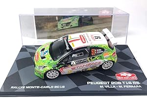 OPO 10 - Coche 1/43 Peugeot 208 T16 R5 Rallye Monte-Carlo 2016 Villa (BR39)