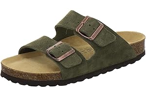 AFS-SCHUHE AFS Shoes 2100 Comfortable Women's Mules Real Leather Practical Work Slippers Handmade in Germany