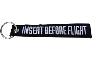 YJS Porte Clés Clefs pour motocyclettes Scooters Des voitures et Cadeaux Des Sacs sac à dos Sportbike INSERT BEFORE FLIGHT