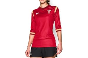 UNDER ARMOUR WRU Official Welsh Rugby Union Womens Ladies Home Jersey 2015/2016 YCSports