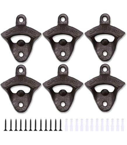 10 Stück Wandflaschenöffner Bronze - Retro-Stil Für Bar & Küche