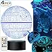 Price comparison product image Star Wars Gifts for Men - Star Wars Toys Night Light 3D Lamp for Kids,7 Color Changing with Remote or Touching,Decorating Kids Bedroom.2019 Gifts for Star Wars Fans (4 Packs-Bigger-Brighter)