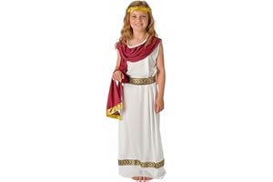 My Illusions Girls Imperial Roman Empress Ancient Greek Goddess Fancy Dress Kids Book Day Costume