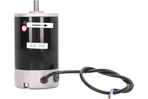 ZUNATE Mini Lathe Motor, 550W Large Power, Maximum Speed 6000RPM Per Minute Large Torsion Low Noise Stable Drive Iron Lathe Machine Motor, for 7x14 CJ18A Lathes(220V)