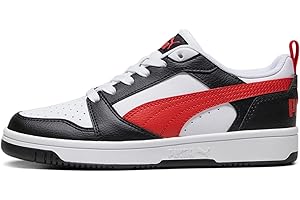 PUMA Mixte Enfant Rebound V6 Lo Sneakers Kinder Basket