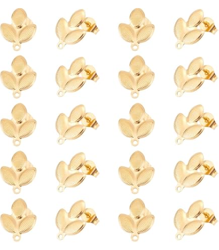 Gouden Oorbellen met blad - Shop je sieraden op