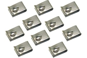 GENERICO Cif 10376 Set 10 Piastrine Per Vite Autofilettante 4,2mm Piaggio