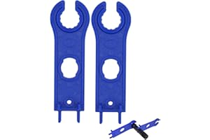 AORHOFJ 2 Piezas Llave para Conector de Panel Solar,Llaves de Herramientas Solares MC4,Llave para Conectores,Herramientas de Montaje y desmontaje de Conector MC4,Llave de Montaje