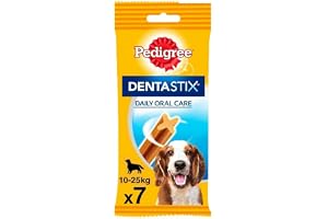 Pedigree Dentastix Dog Treats Medium Breed Dog 7 Pieces, packaging may vary