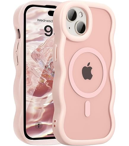 Custodia Newseego Per IPhone 14 Plus Con Anello Supporto 360° E Magnete Per Auto, Silicone Morbido, Colore Viola
