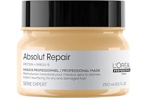 L'ORÉAL PROFESSIONNEL L’Oréal Professionnel, Mascarilla Tratamiento Reconstructor para Pelo Seco y Dañado, Absolut Repair, 250ml