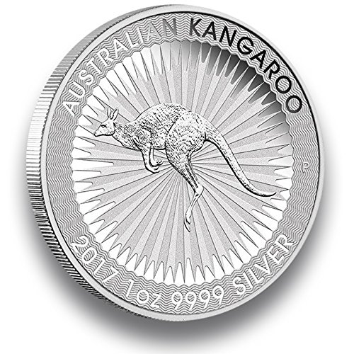 Preisvergleich Produktbild Silbermünze Australien Känguru - 2017 - 1 Unze - prägefrisch (Perth Mint) - einzeln in Münzkapsel verpackt