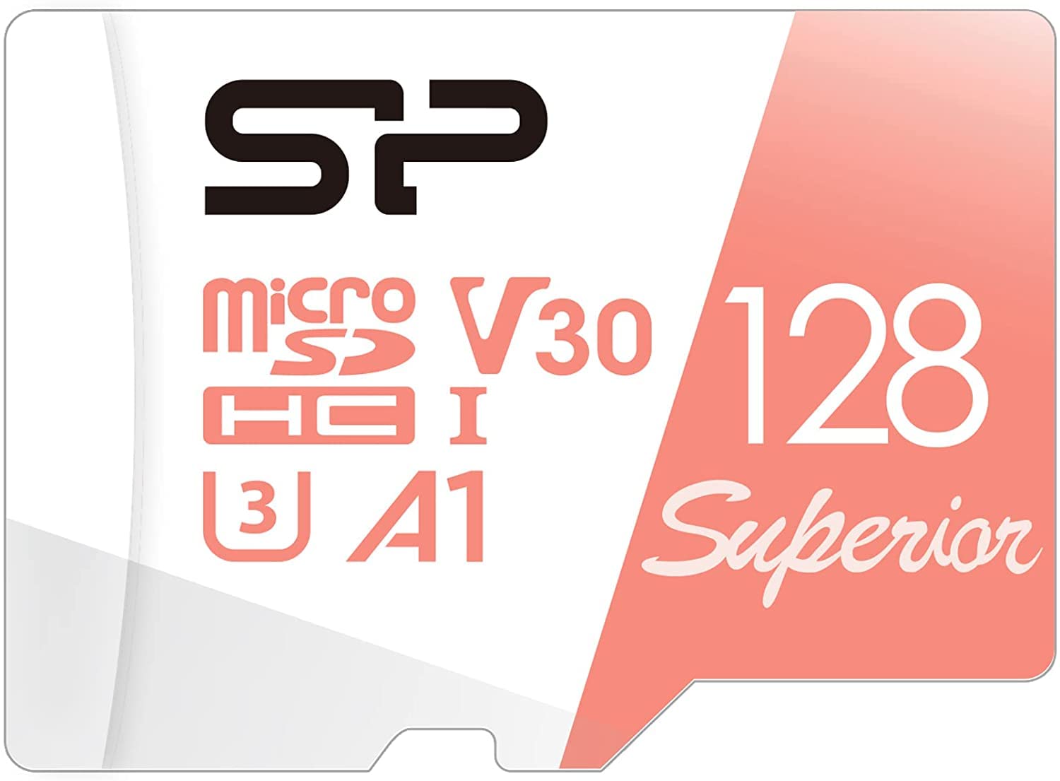 Silicon Power 128GB microSDXC UHS-I Micro SD Card with Adapter, Up to 100MB/s Read & 80MB/s Write, C10 U3 V30 A1 4K UHD Video, High Speed microSD Memory Card, Superior A1 Series