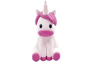 Ulticool - Licorne 8 GB USB - Unicorn 8 Go Flash Drive - Mémoire Stick Stockage de Données - Clé Design Unique et Original - Rose Blanc