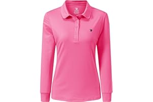 JINSHI Femme Polo Shirt à Manches Longues Sport Golf Tops d'hiver