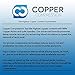Copper Compression Full Finger Arthritis Gloves. #1 Highest Copper Content GUARANTEED! Best Copper Infused Fit Gloves For Carpal Tunnel, Computer Typing, & Support For Hands. 1 PAIR Of Gloves (Large)