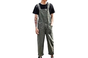 CAXNDYCING Salopette da uomo in denim rugged Flex Denim Bib tuta da lavoro uomo bavaglino jeans tuta pantaloni lunghi pantaloni larghi Big Smith Stonewashed Cargo salopette