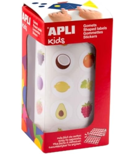 APLI Kids Aufkleber Kätzchenabdrücke – 288 Bunte Sticker Zum Dekorieren & Spielen