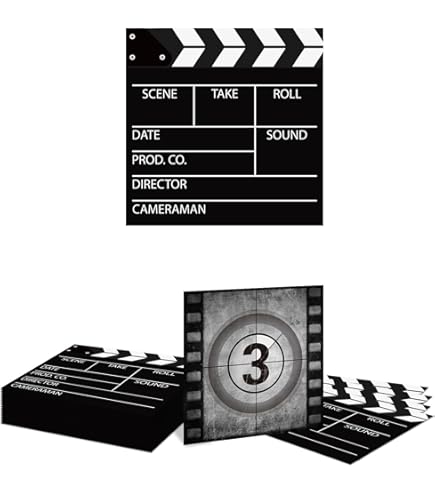 20 Hollywood papieren servetten 33 x 33 cm - Multicolore - Uniek Formaat 20 Hollywood papieren servetten 33 x 33 cm - Multicolore - Uniek Formaat